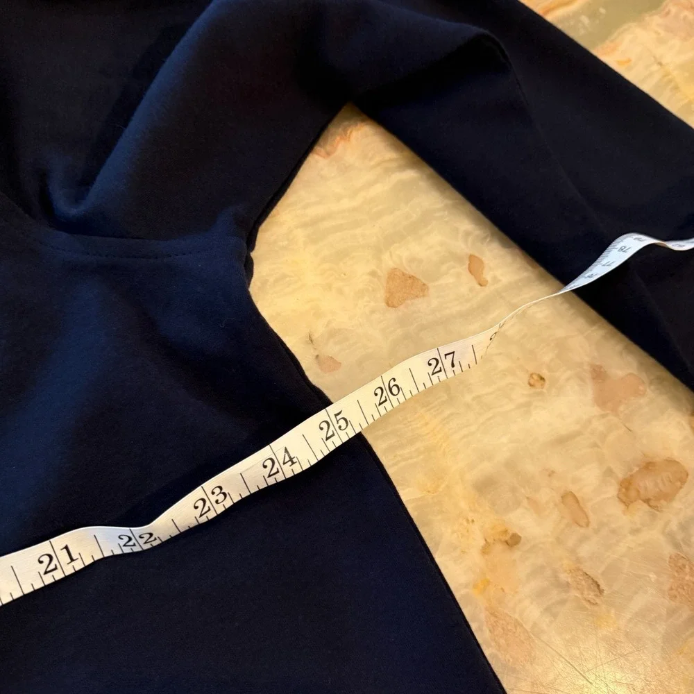 Ted Baker London Mens Curbing Slim Quarter Zip Pullover Sweater Navy Blue 7 XL